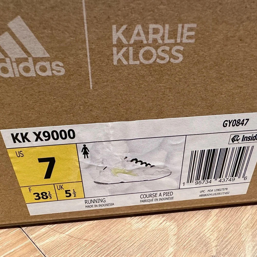 NEW IN BOX Adidas x Karlie Kloss KK X9000 size 7 women’s sneakers - Picture 8 of 12
